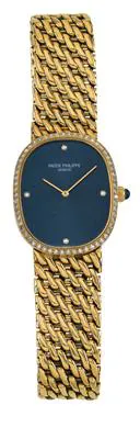 Patek Philippe Golden Ellipse 3849/17 31mm Yellow gold Blue