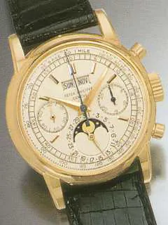 Patek Philippe Perpetual Calendar Chronograph 2499 37mm Rose gold Silver