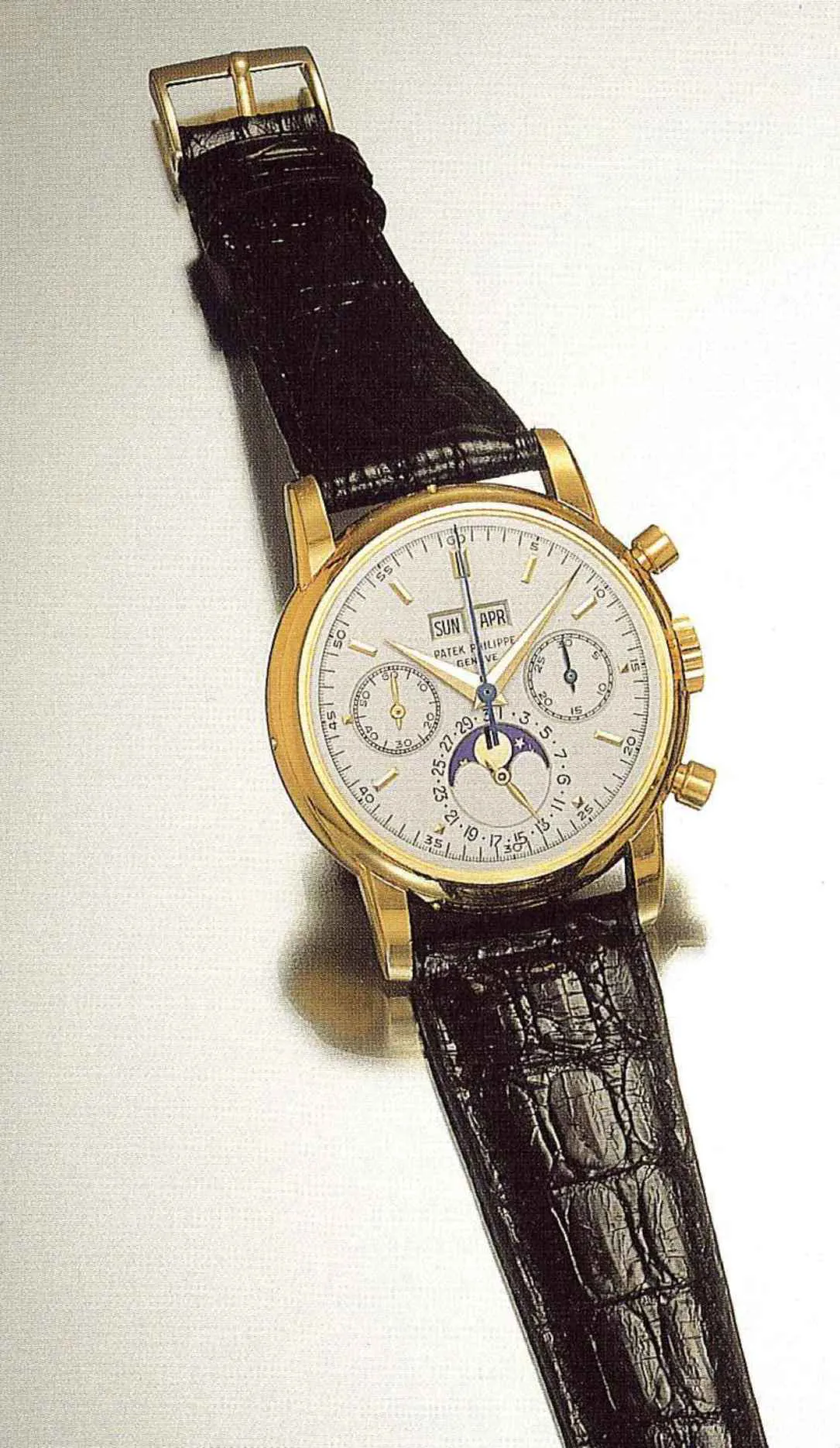 Patek Philippe Perpetual Calendar Chronograph 2499 37mm Yellow gold Silver