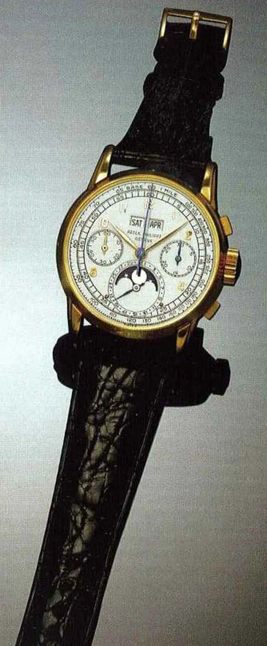 Patek Philippe Perpetual Calendar Chronograph 2499 36mm Yellow gold Silver