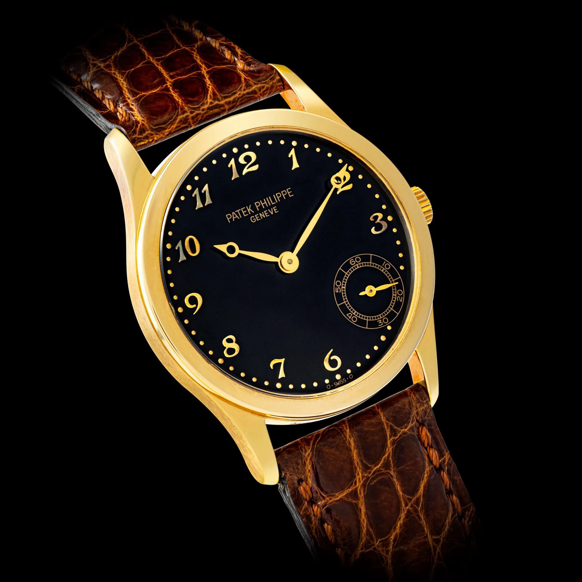 Patek Philippe Calatrava 5026J 33.5mm Yellow gold Black