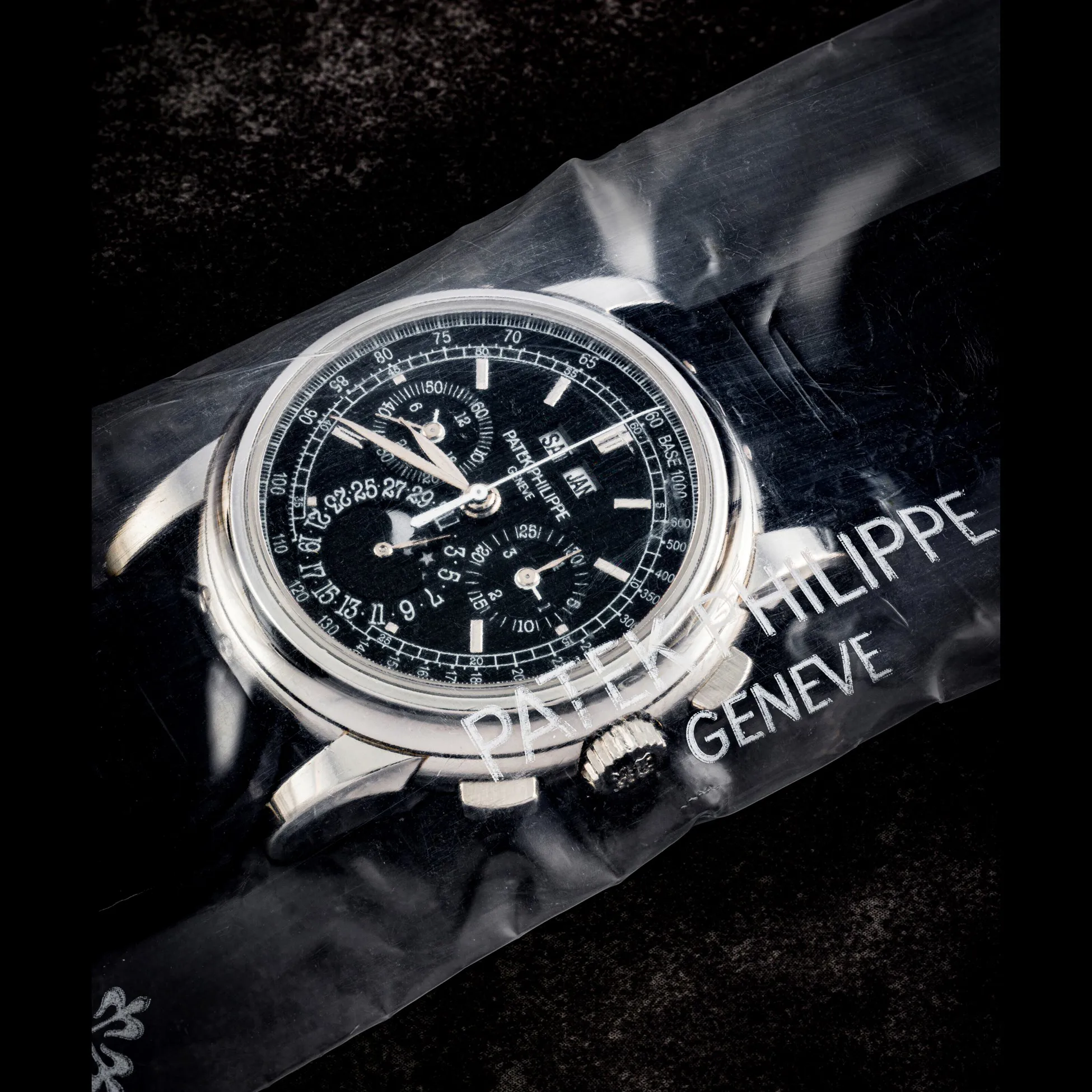 Patek Philippe Perpetual Calendar Chronograph 5970P 40mm Platinum Black