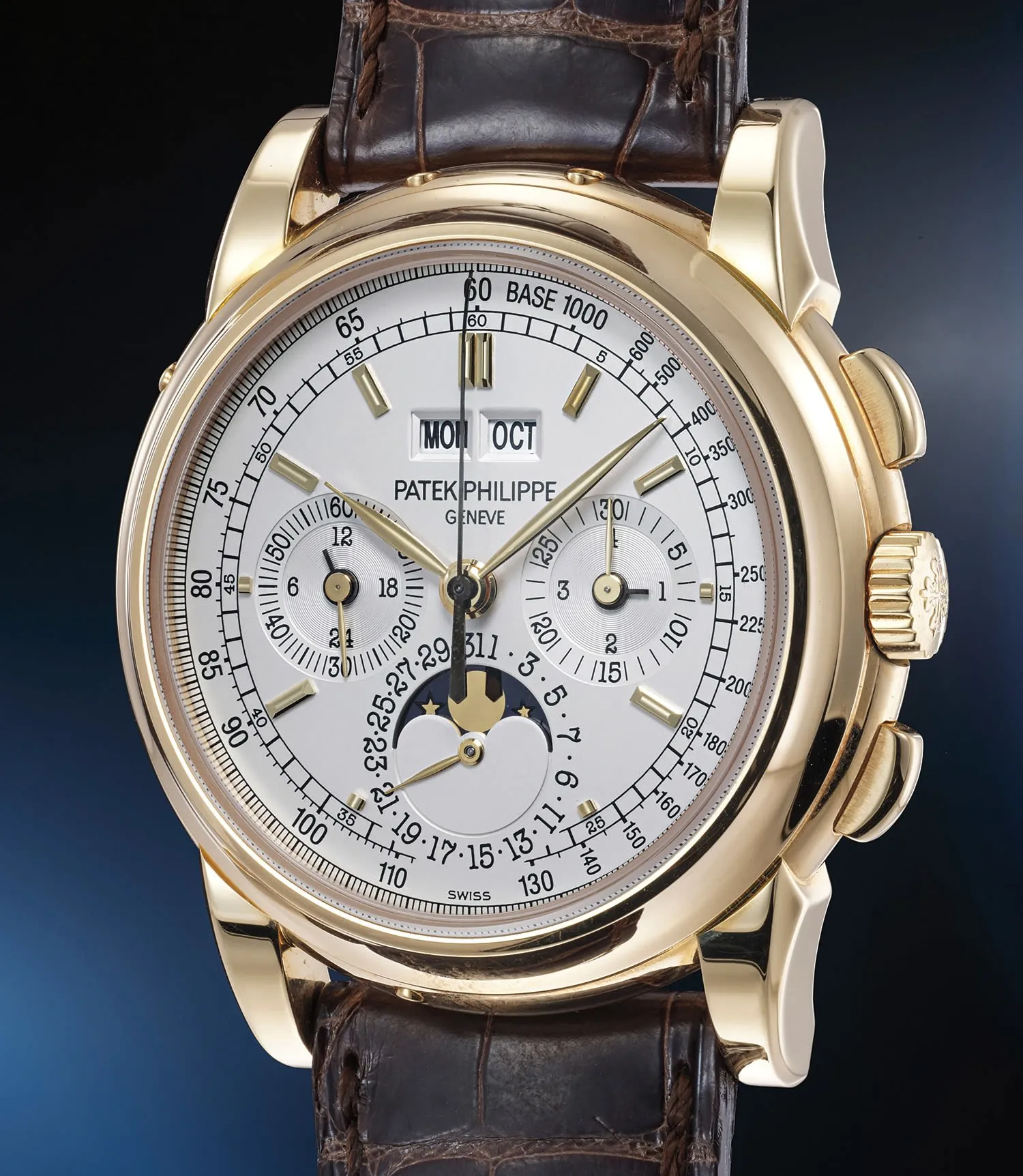 Patek Philippe Perpetual Calendar Chronograph 5970J-001 40mm Yellow gold Opaline