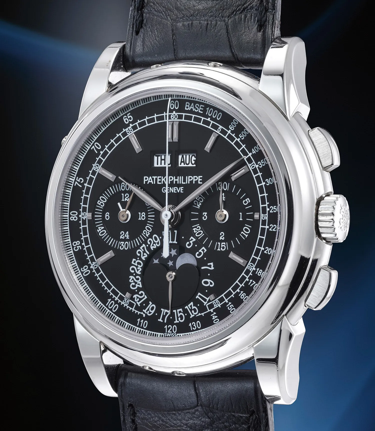 Patek Philippe Perpetual Calendar Chronograph 5970P-001 40mm Platinum Black