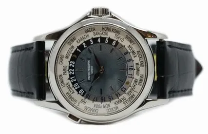 Patek Philippe World Time 5110P-001 37mm Platinum Gray