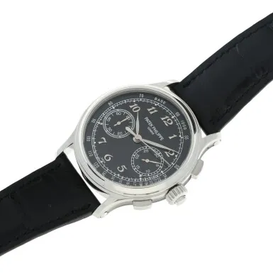 Patek Philippe Split-Seconds Chronograph 5370P-001 41mm Platinum Black 4