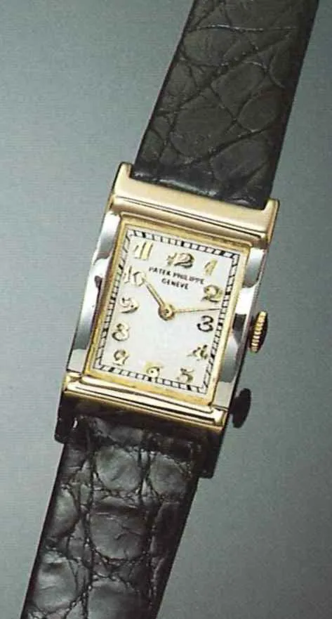 Patek Philippe 21mm Rose gold Silver