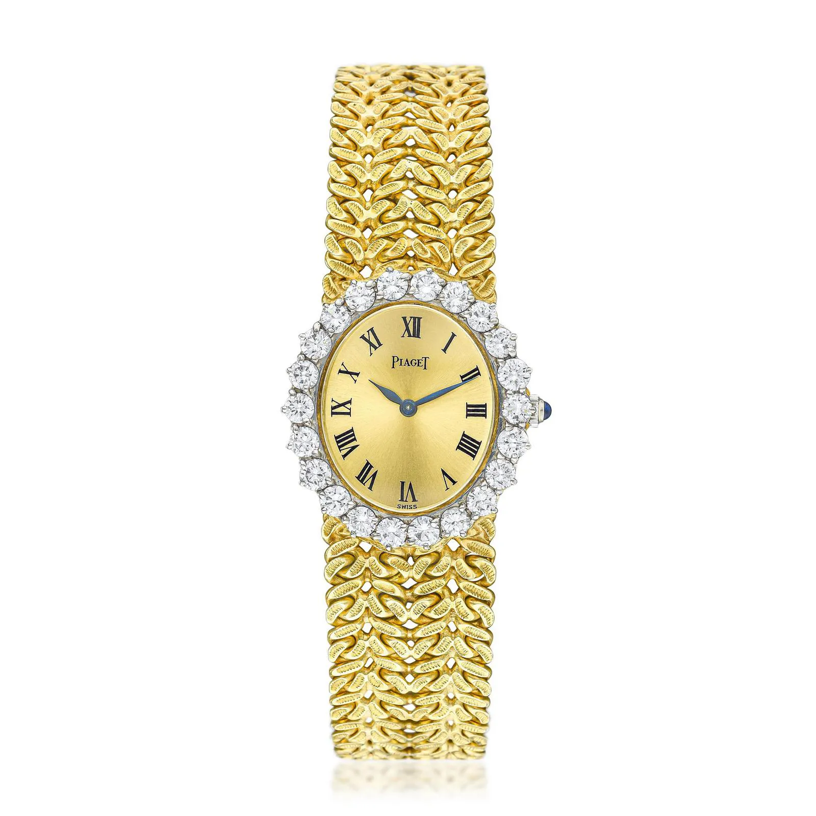 Piaget 9338 N21 25mm Yellow gold Champagne