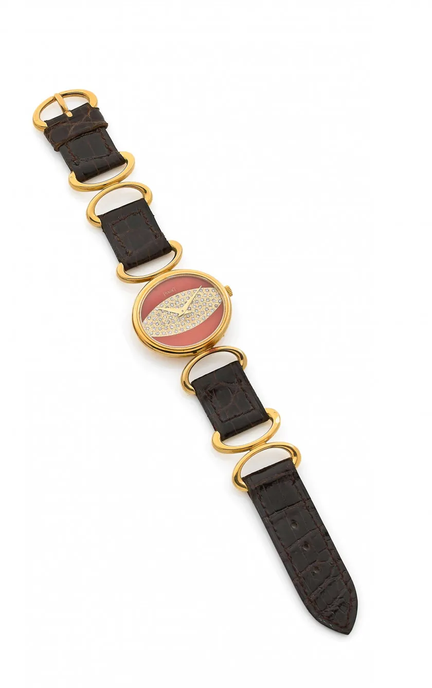 Piaget 9802D 27mm Yellow gold Pink Coral