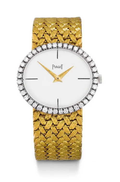 Piaget 9806 D 2 27mm Yellow gold and Diamond White