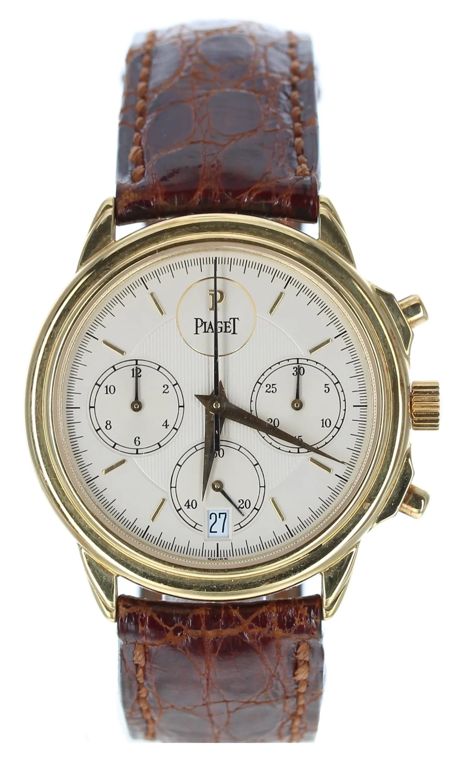 Piaget Gouverneur 12978 35mm Yellow gold Cream