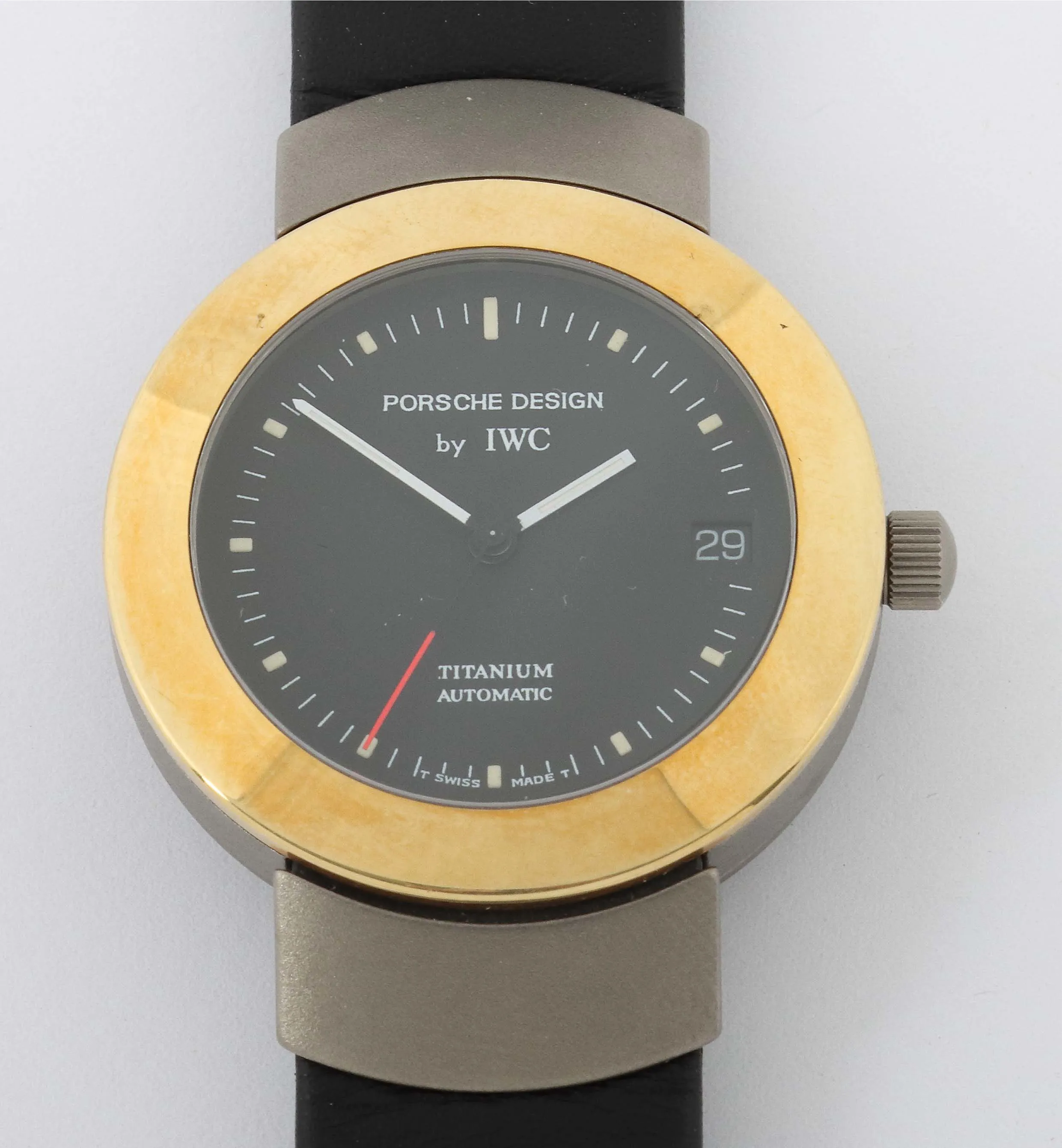 IWC Porsche Design 34mm Yellow gold and titanium Black