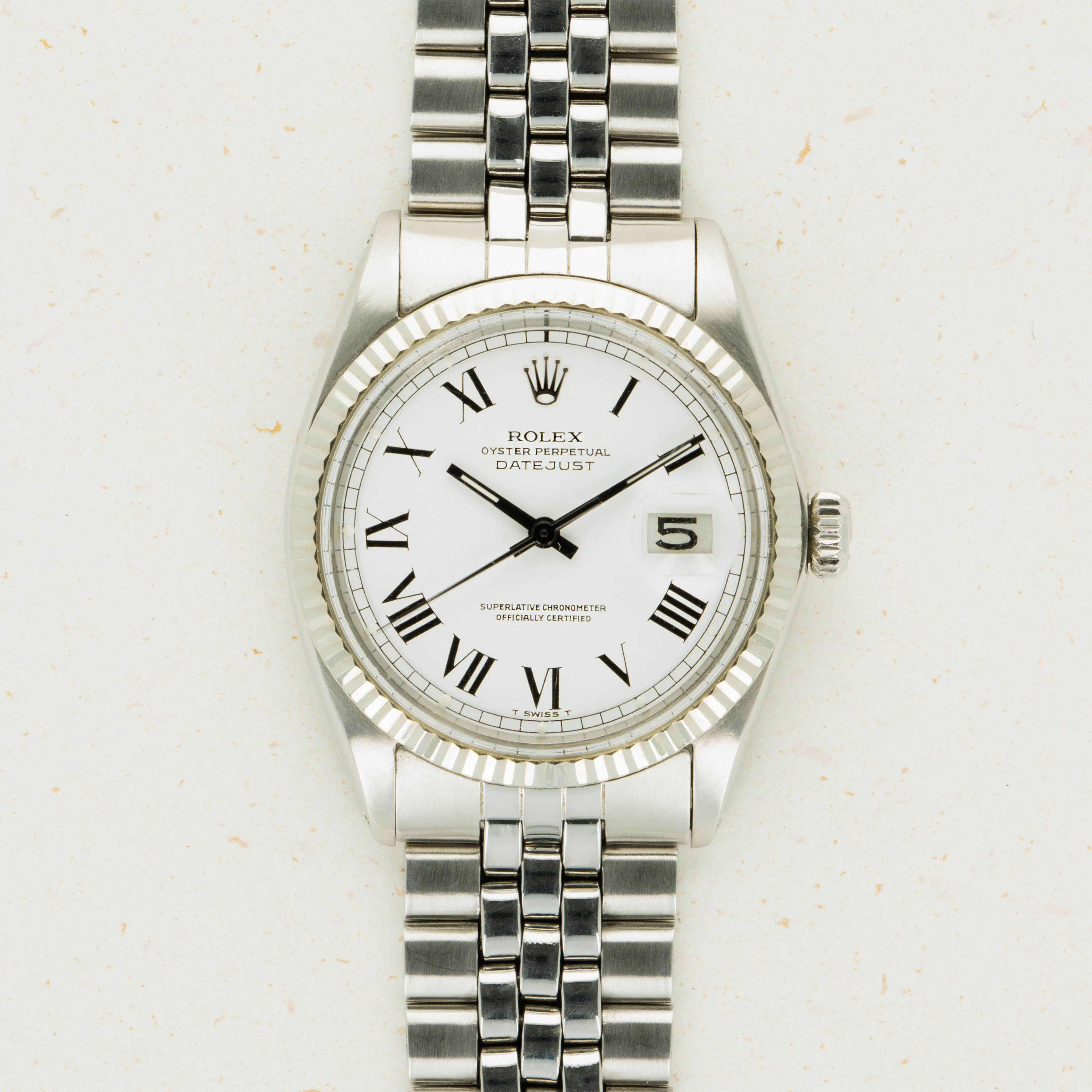 Rolex Datejust 36 1601 36mm Stainless steel White