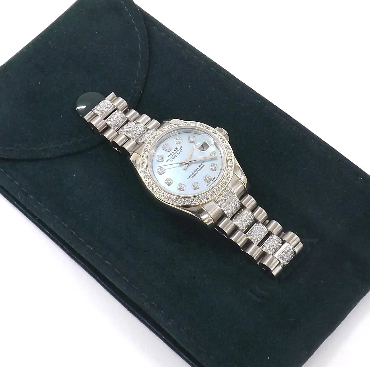 Rolex Lady-Datejust 179179 26mm White gold Mother-of-pearl