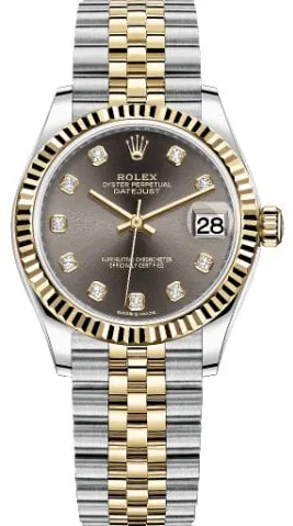 Rolex Datejust 31 278273 31mm Yellow gold and Stainless steel Gray