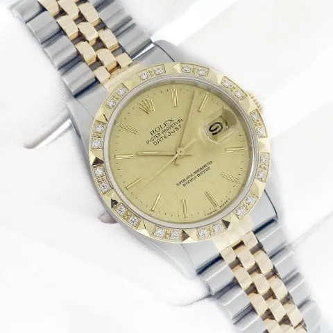 Rolex Datejust 36 16013 36mm Gold/steel Champagne