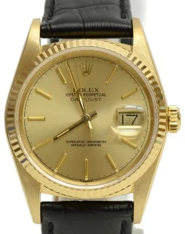 Rolex Datejust 36 16018 36mm Yellow gold Gold