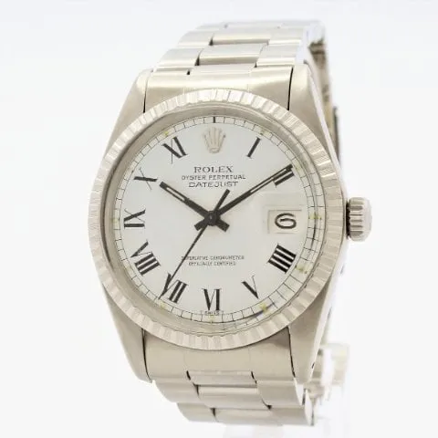 Rolex Datejust 36 16030 36mm Stainless steel White