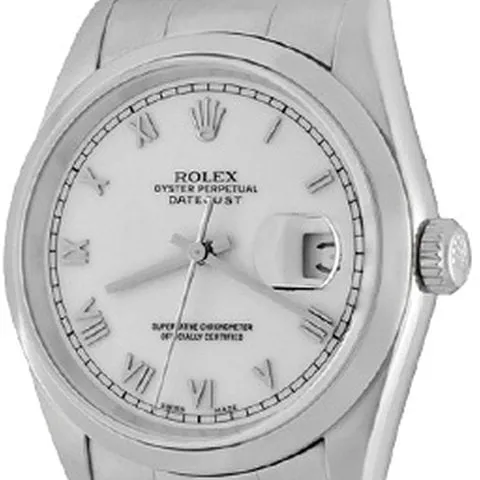 Rolex Datejust 36 16200 36mm Stainless steel White