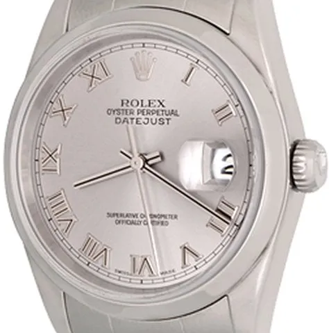 Rolex Datejust 36 16200 36mm Stainless steel Silver