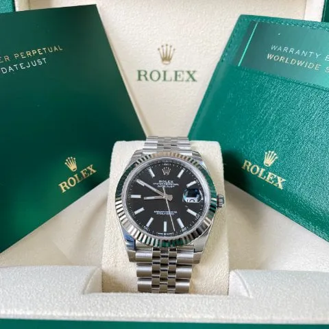 Rolex Datejust 41 126334 41mm Stainless steel Black