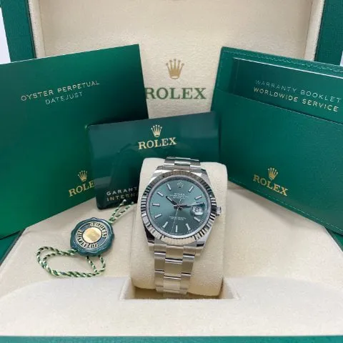 Rolex Datejust 41 126334 41mm Stainless steel Green