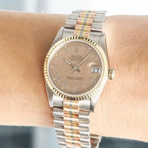 Rolex Datejust 68279 31mm White gold Rose