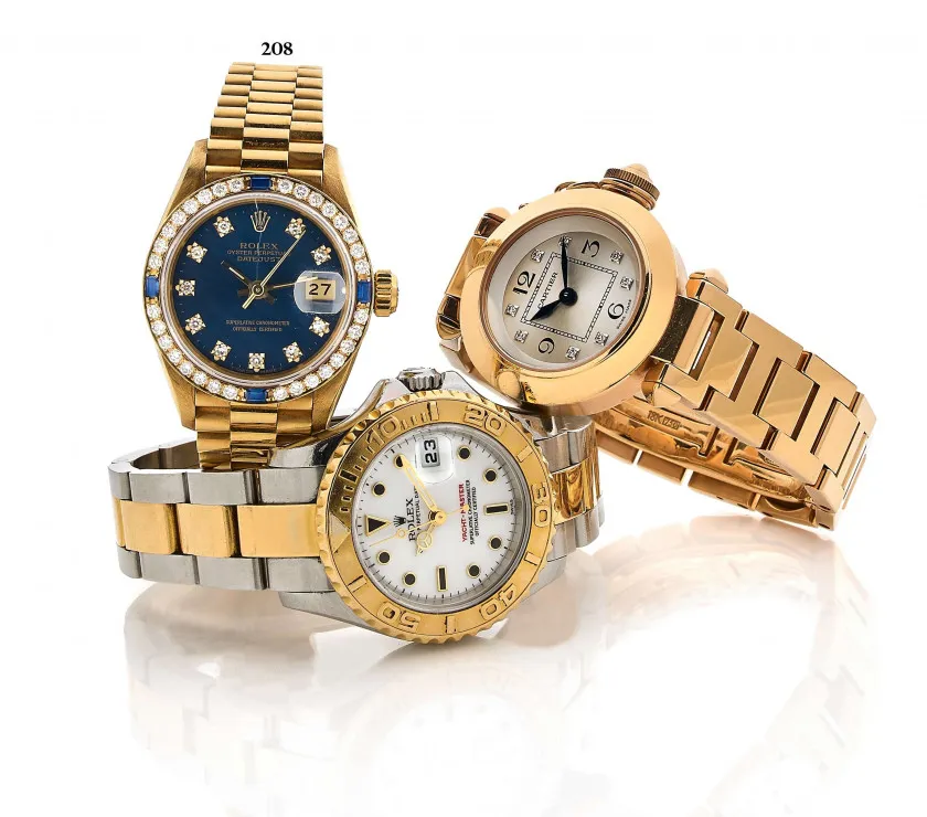 Rolex Lady-Datejust 69088 nullmm Yellow gold Blue