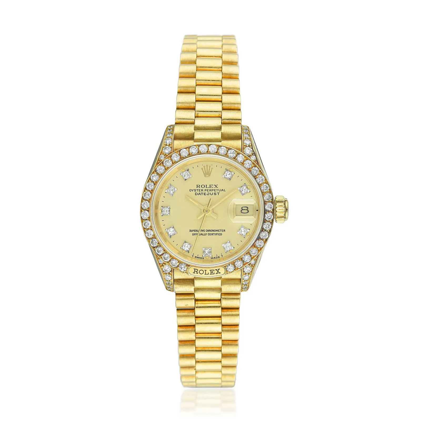 Rolex Lady-Datejust 6913 26mm Yellow gold Champagne