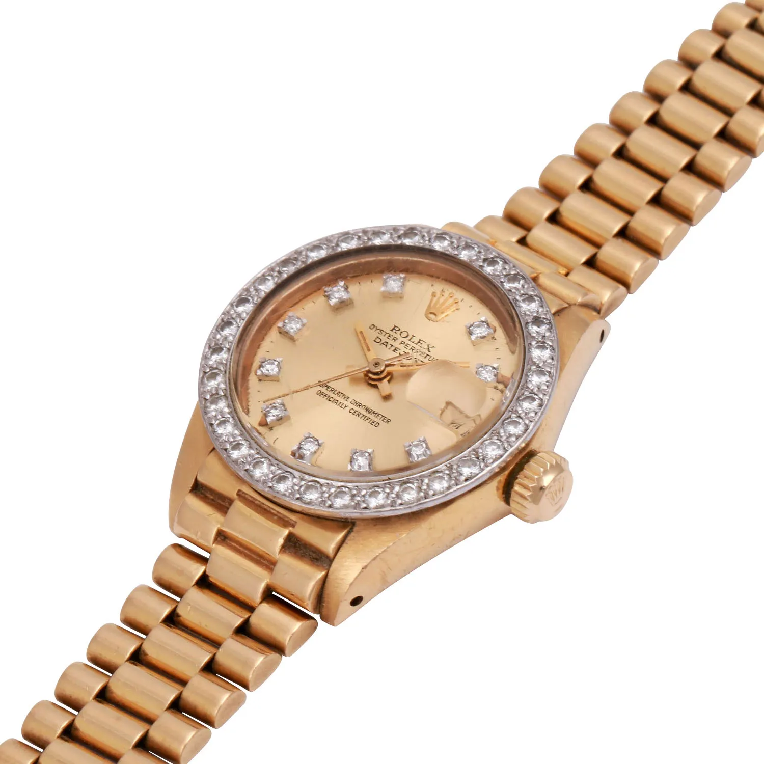 Rolex Lady-Datejust 6913 Yellow gold Champagne 3