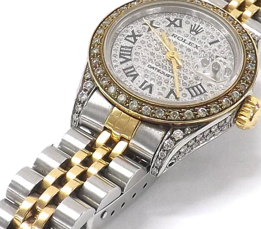 Rolex Lady-Datejust 69163 26mm Yellow gold and stainless steel Diamond 3