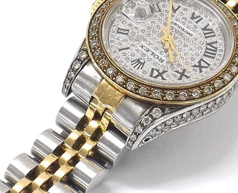 Rolex Lady-Datejust 69163 26mm Yellow gold and stainless steel Diamond 4
