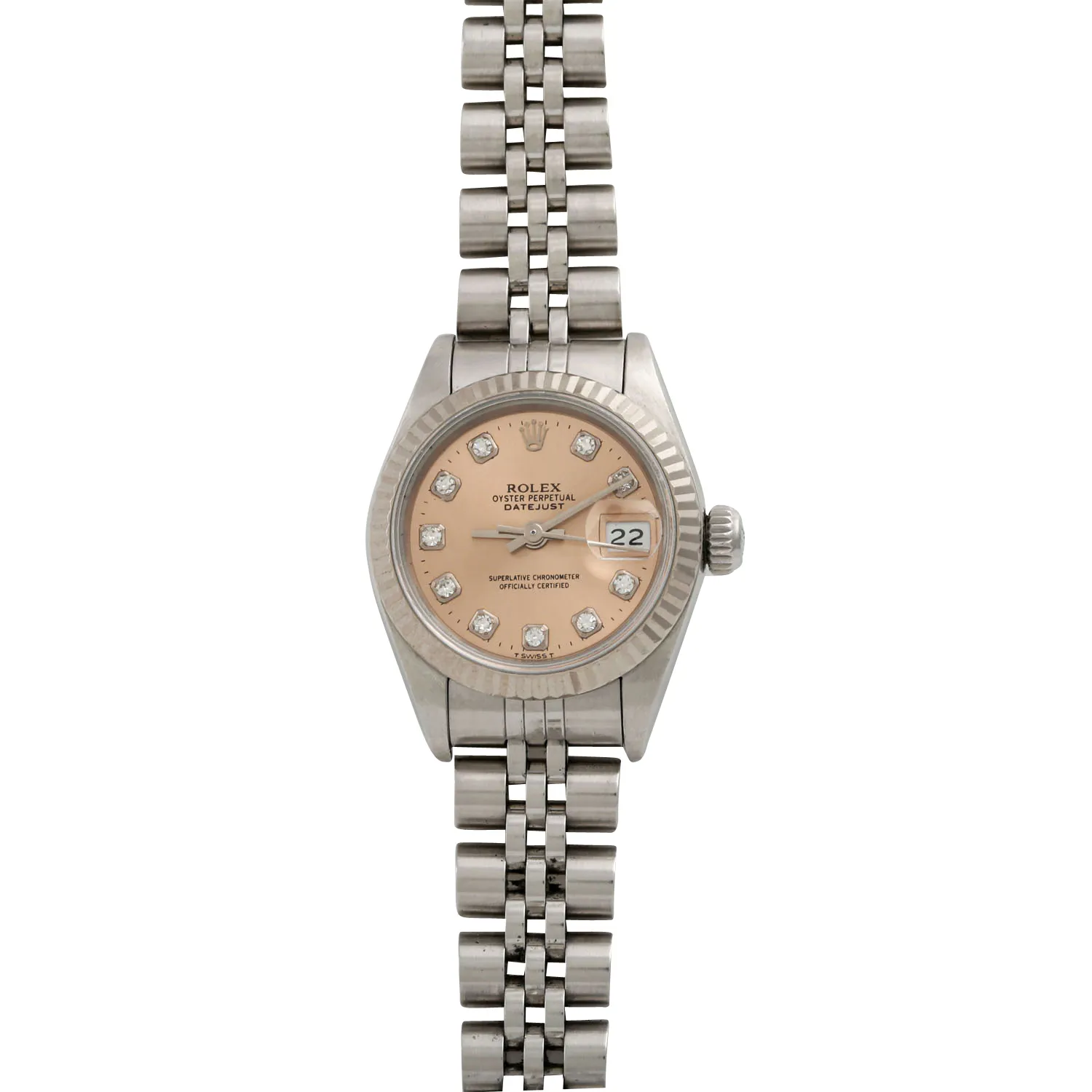 Rolex Lady-Datejust 69174 26mm Yellow gold and Stainless steel Champagne