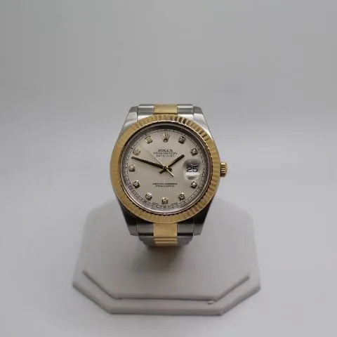 Rolex Datejust II 116333 41mm Yellow gold and Stainless steel Champagne