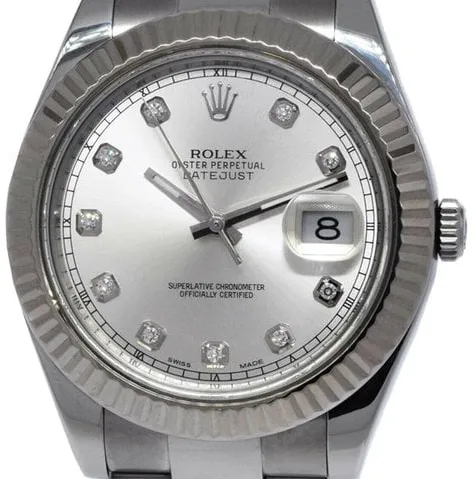 Rolex Datejust II 116334 41mm Stainless steel Silver