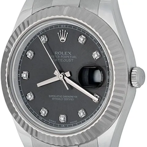 Rolex Datejust II 116334 41mm Stainless steel Gray