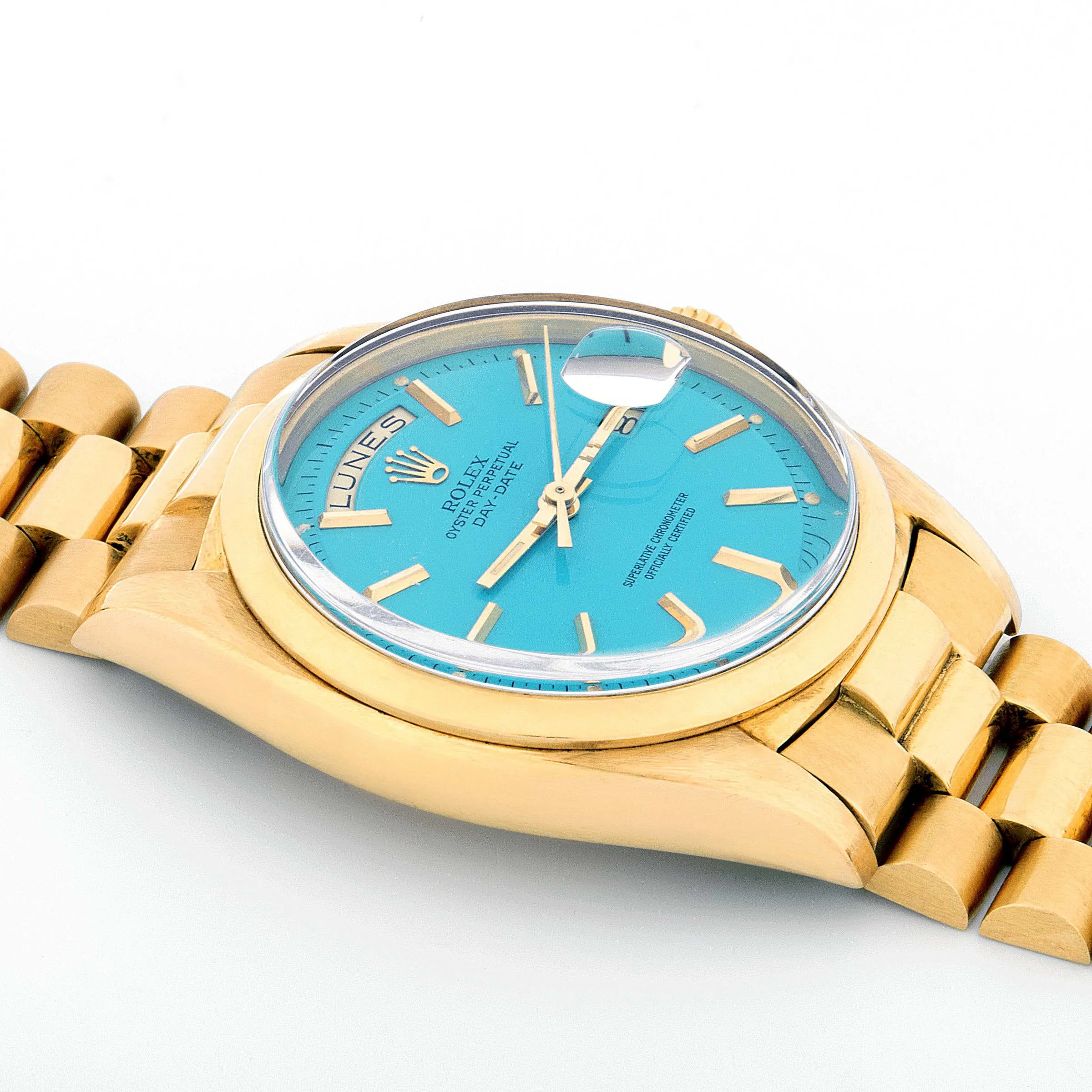 Rolex Day-Date 36 1802 36mm Yellow gold Turquoise 2