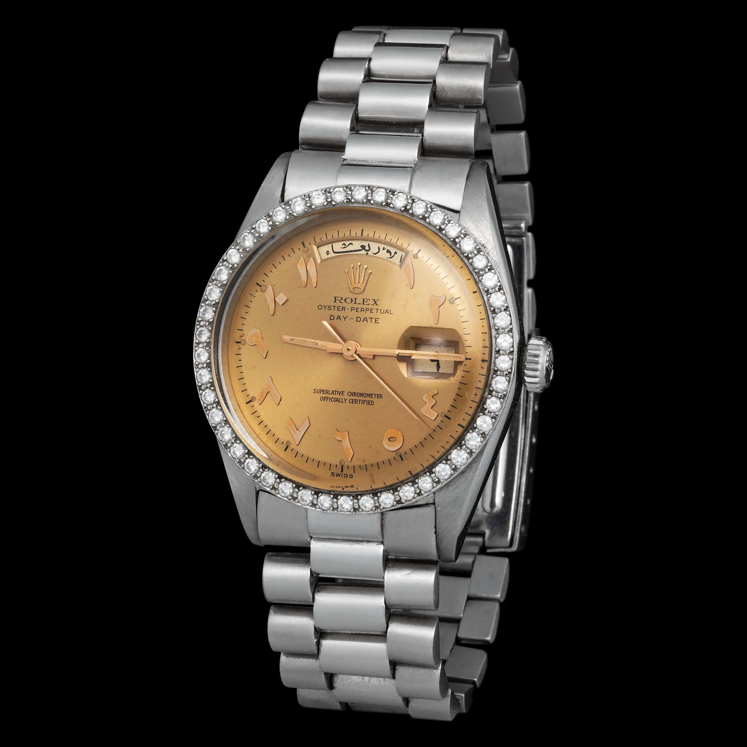 Rolex Day-Date 36 1804 36mm Platinum Champagne