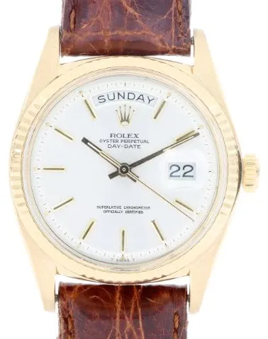 Rolex Day-Date 36 1803 36mm Yellow gold Silver