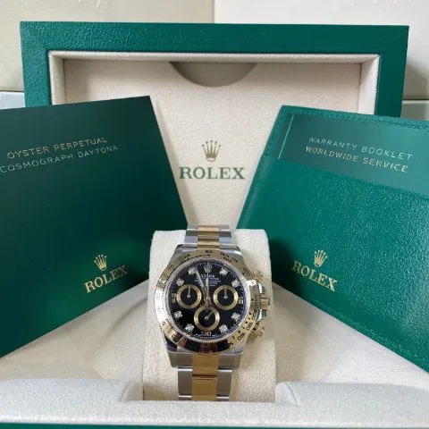 Rolex Daytona 116503 40mm Yellow gold and Stainless steel Black