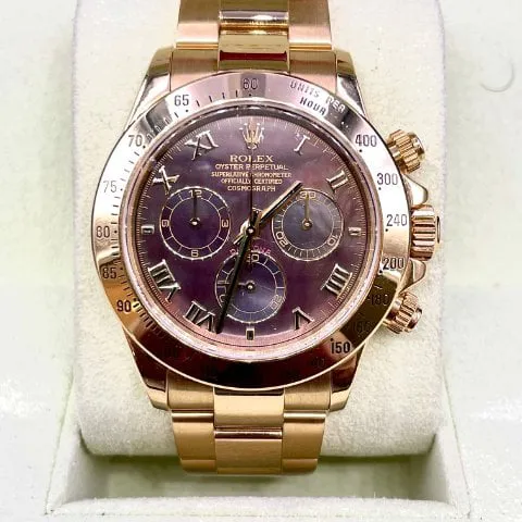 Rolex Daytona 116528 40mm Yellow gold Mother-of-pearl