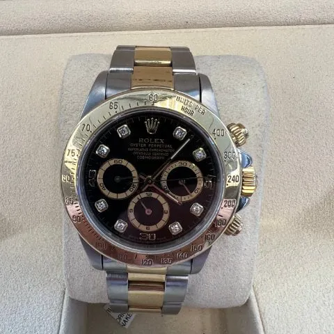 Rolex Daytona 16523 40mm Yellow gold and Stainless steel Black