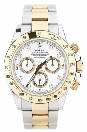 Rolex Daytona 116523 40mm Stainless steel White