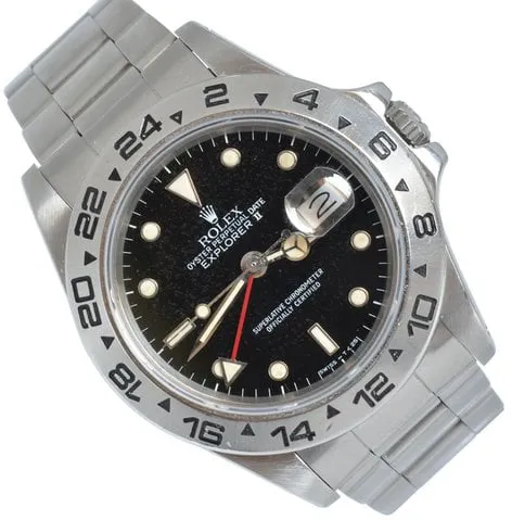 Rolex Explorer II 16550 40mm Stainless steel Black