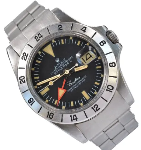 Rolex Explorer II 1655 40mm Stainless steel Black