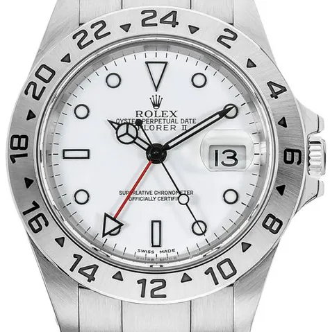 Rolex Explorer II 16570 Stainless steel White