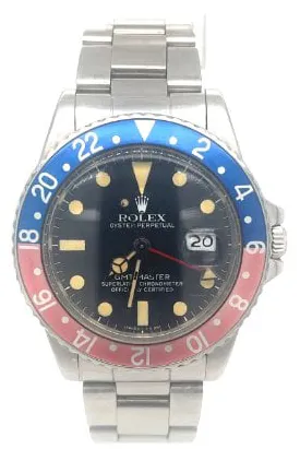 Rolex GMT-Master 16750 40mm Stainless steel Black