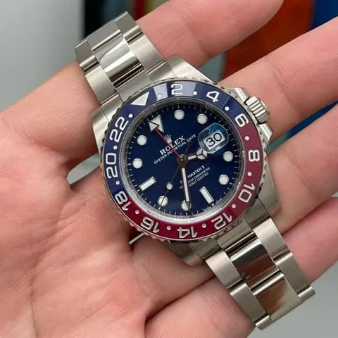 Rolex GMT-Master II 126719BLRO 40mm White gold Blue