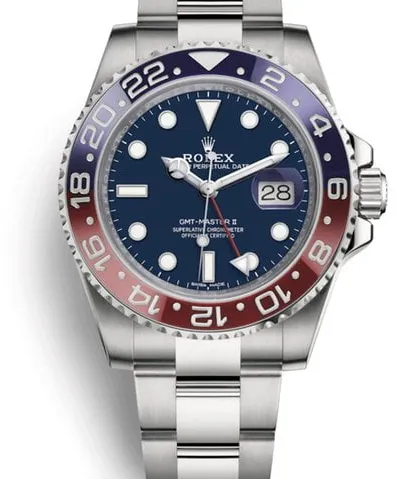 Rolex GMT-Master II 126719BLRO 40mm White gold Blue