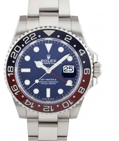 Rolex GMT-Master II 126719BLRO 40mm White gold Blue